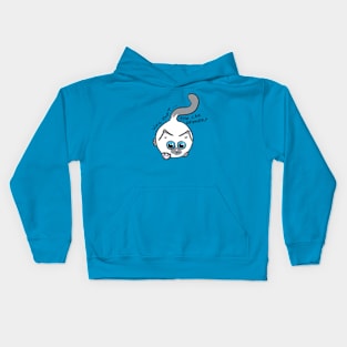 Hungry Circle Cat Kids Hoodie